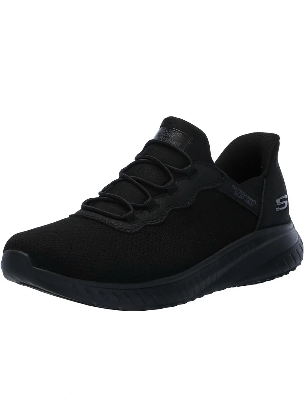 Skechers Women's Black Slip-On Athletic Sneakers. Non slip for server/bartender